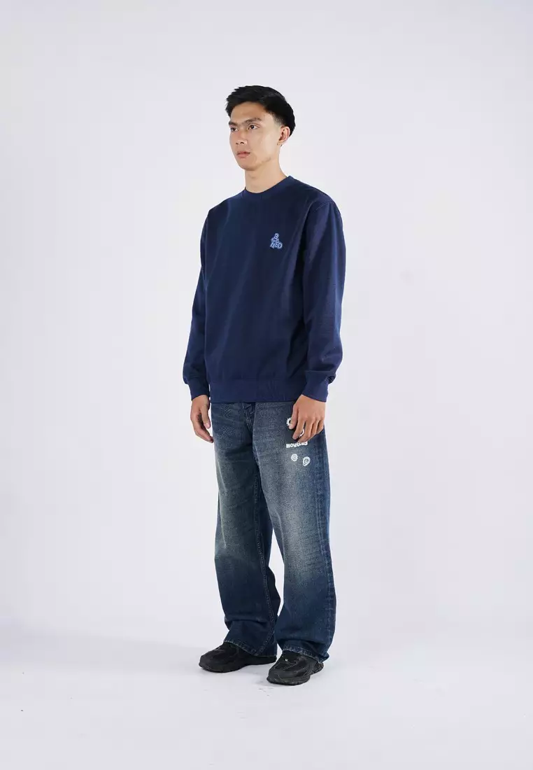 3Second x Dagelan Jacket Crewneck Sweatshirt Regular Fit Fleece Darius OL-010725