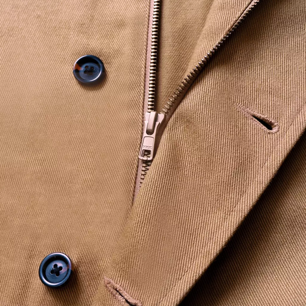 Cuervo Outer Deck Jacket Hangout Casual Harian Comfort - Cokelat