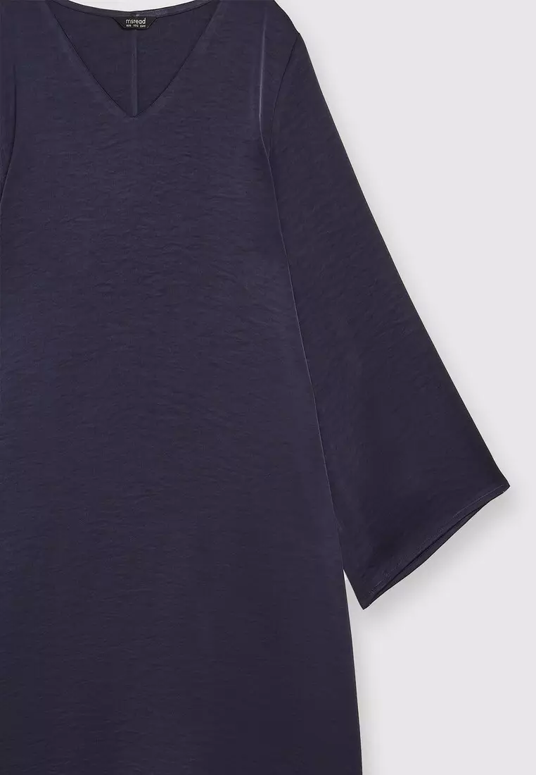 Buy MS. READ Ms. Read V-Neck Long Dress 2024 Online | ZALORA