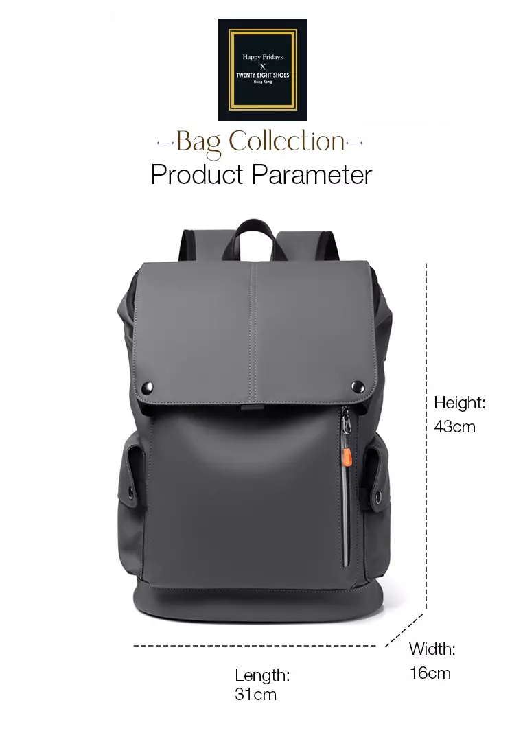 Multi Purpose Faux Leather Travel Laptop Backpack JW GD-PU1969