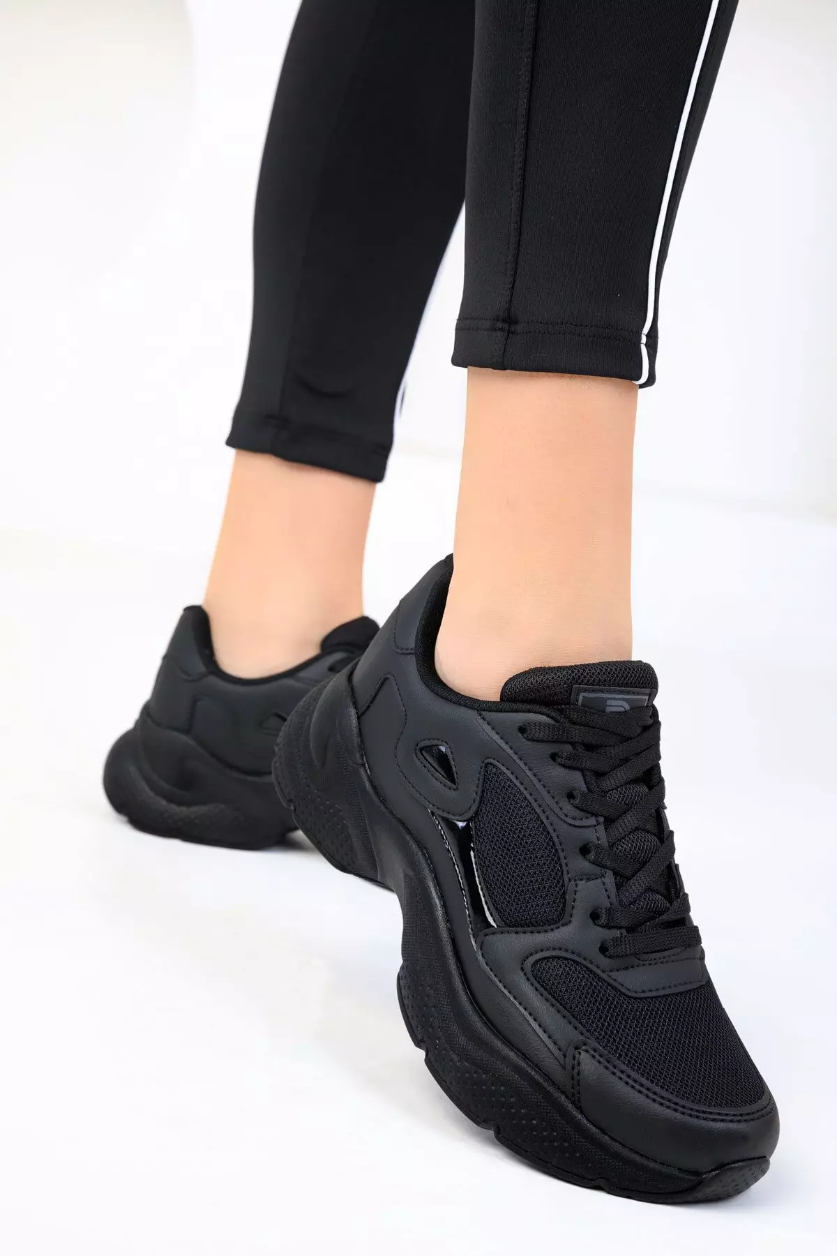 Mesh Panelled Sneakers
