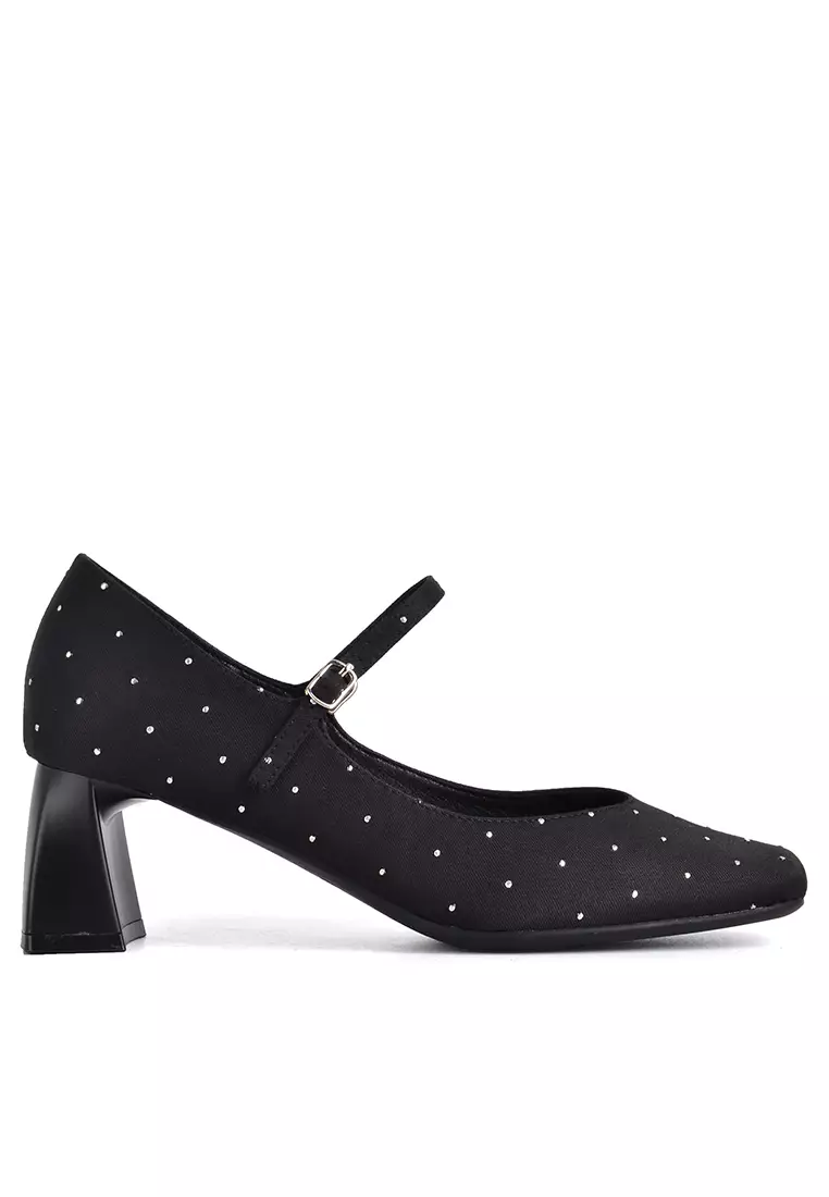 Discount on Twenty Eight Shoes  shoes - SKU: 6CM Rhinestone Satin Mary Jane Shoes XJ5525-9