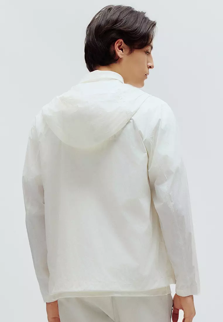 男裝 K-SWISS LOGO 連帽外套