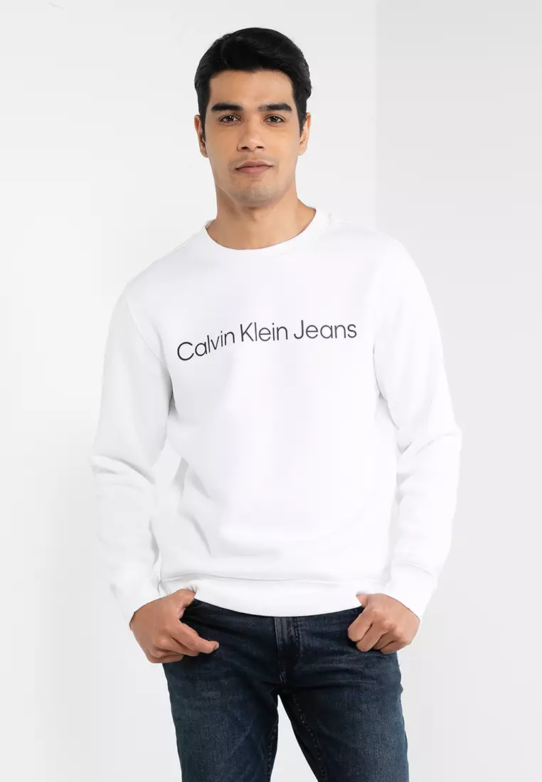 Calvin Klein abstract-print Cotton-Blend Hoodie