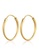 Elli Jewelry gold Earrings Creoles Classic Basic Elegant Minimal 375 Yellow Gold E2AEAAC3C2A572GS_1