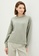 LC WAIKIKI green Solid Oversize Women's Sweatshirt 30C3FAA98AA728GS_2