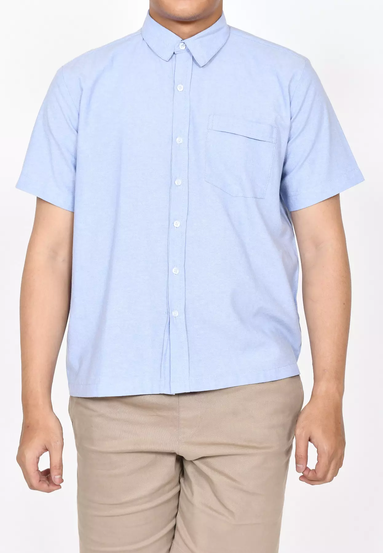 Kemeja Polos S/S Pria