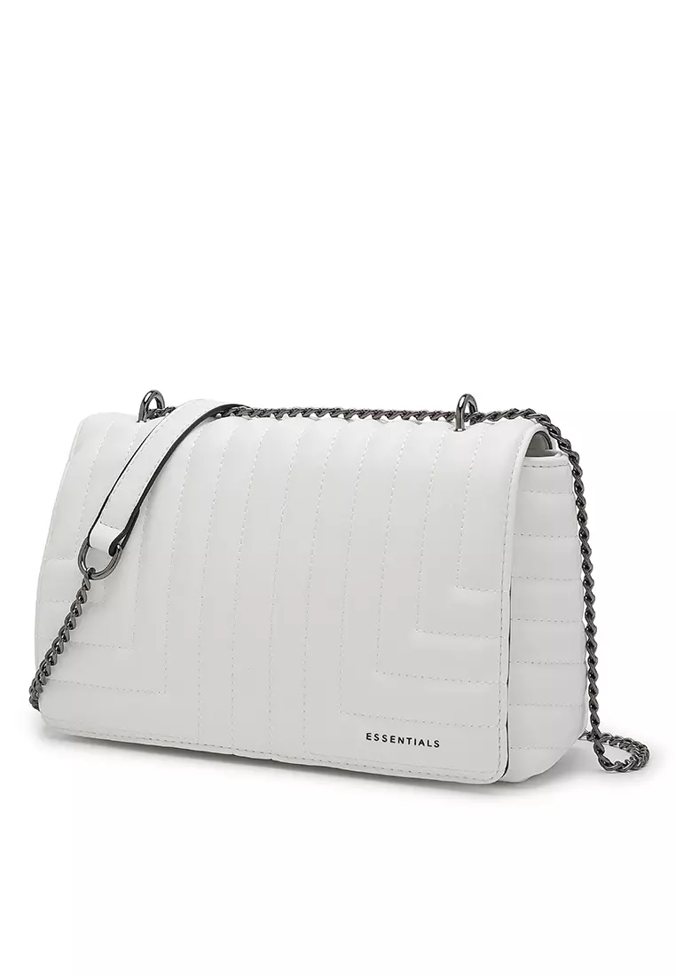 Women's Shoulder Sling Bag / Crossbody Bag - White