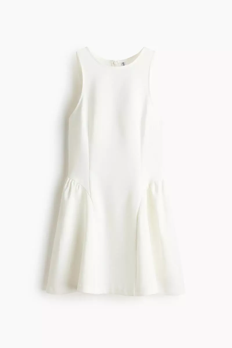 Flared-skirt dress