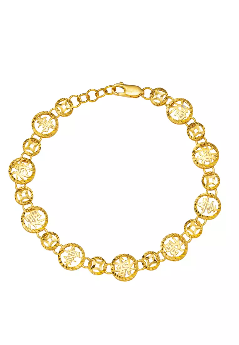 Gold coin on sale bracelet designs