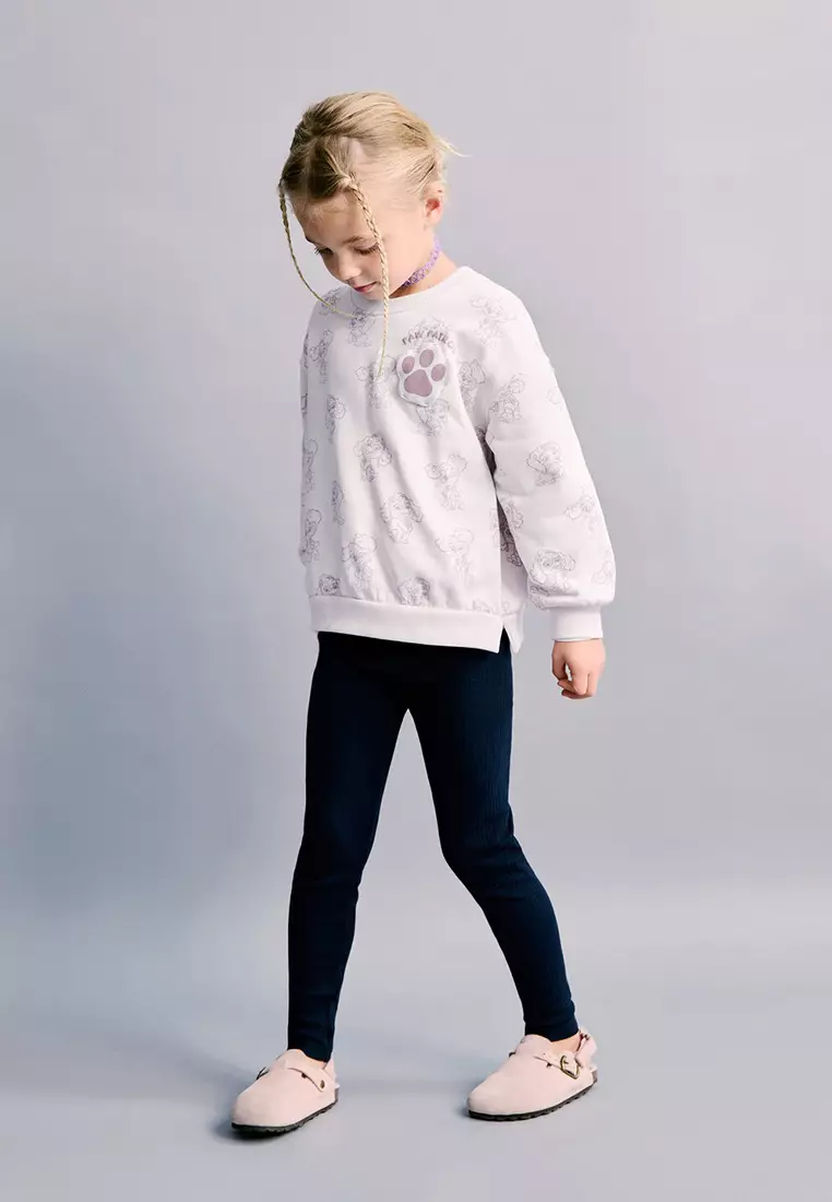 Cotton Ribbed Leggings