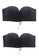 Love Knot black [2 Packs] Strapless Push Up Bra with Drawstring and Detachable Shoulder and Back Straps Bra (Black) B7532USAF23814GS_1