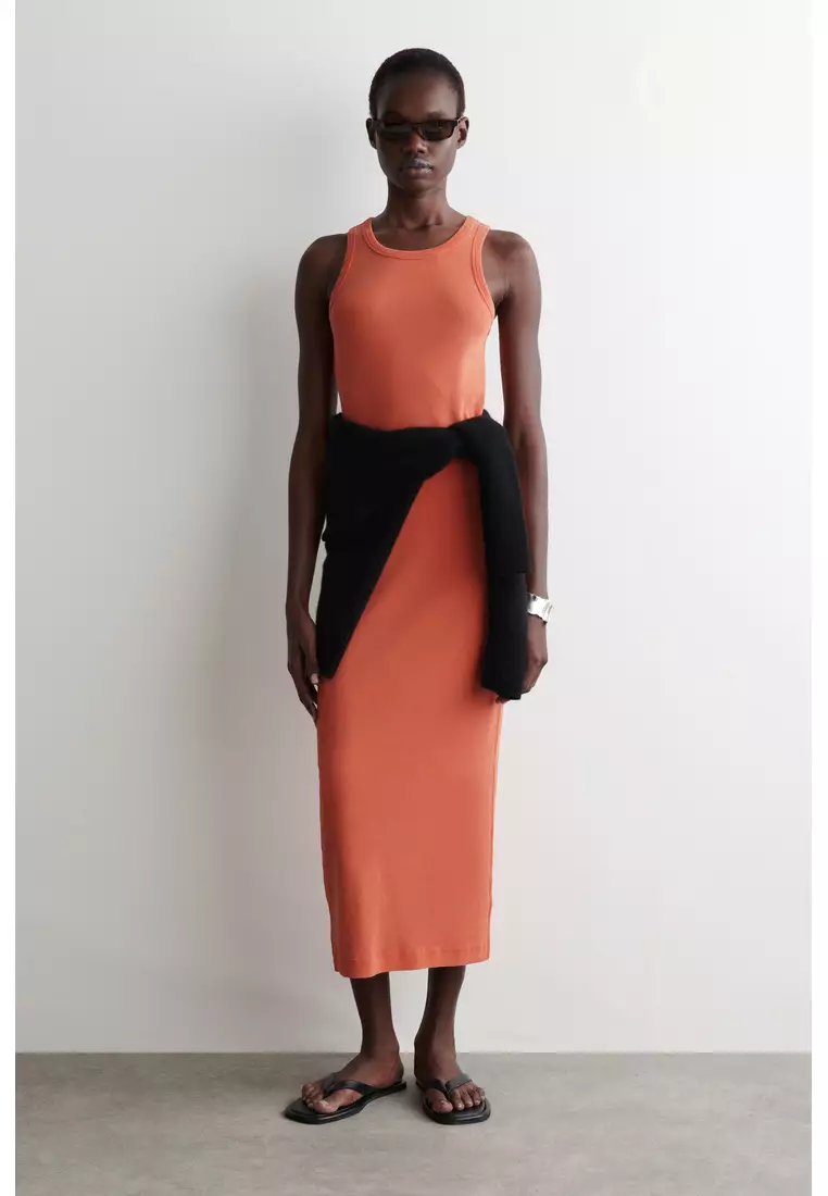 RIBBED TUBE DRESS
