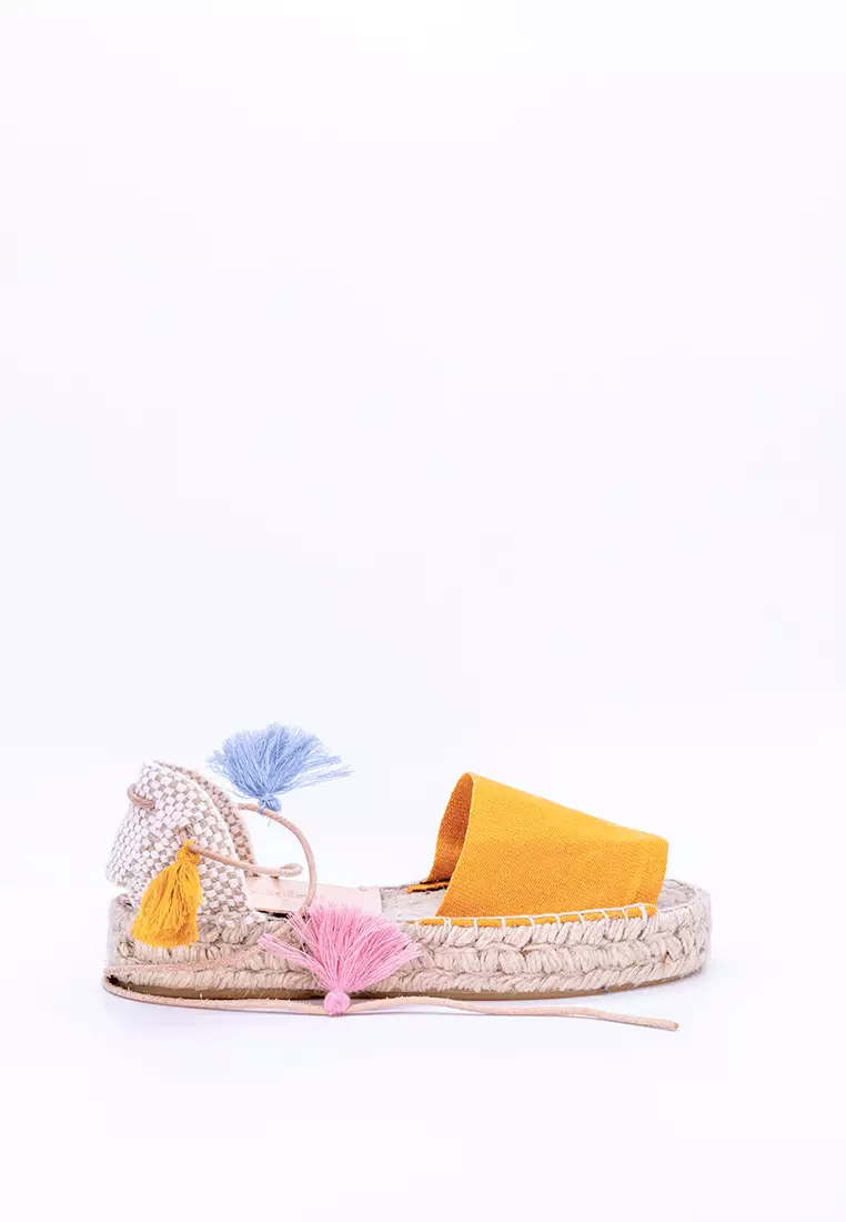 Discount on Espadril  shoes - SKU: Espadril Chessa Espadrille Mustard