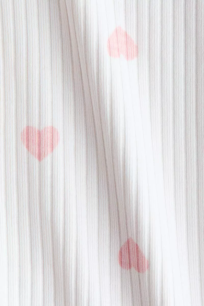 2-piece ribbed cotton set