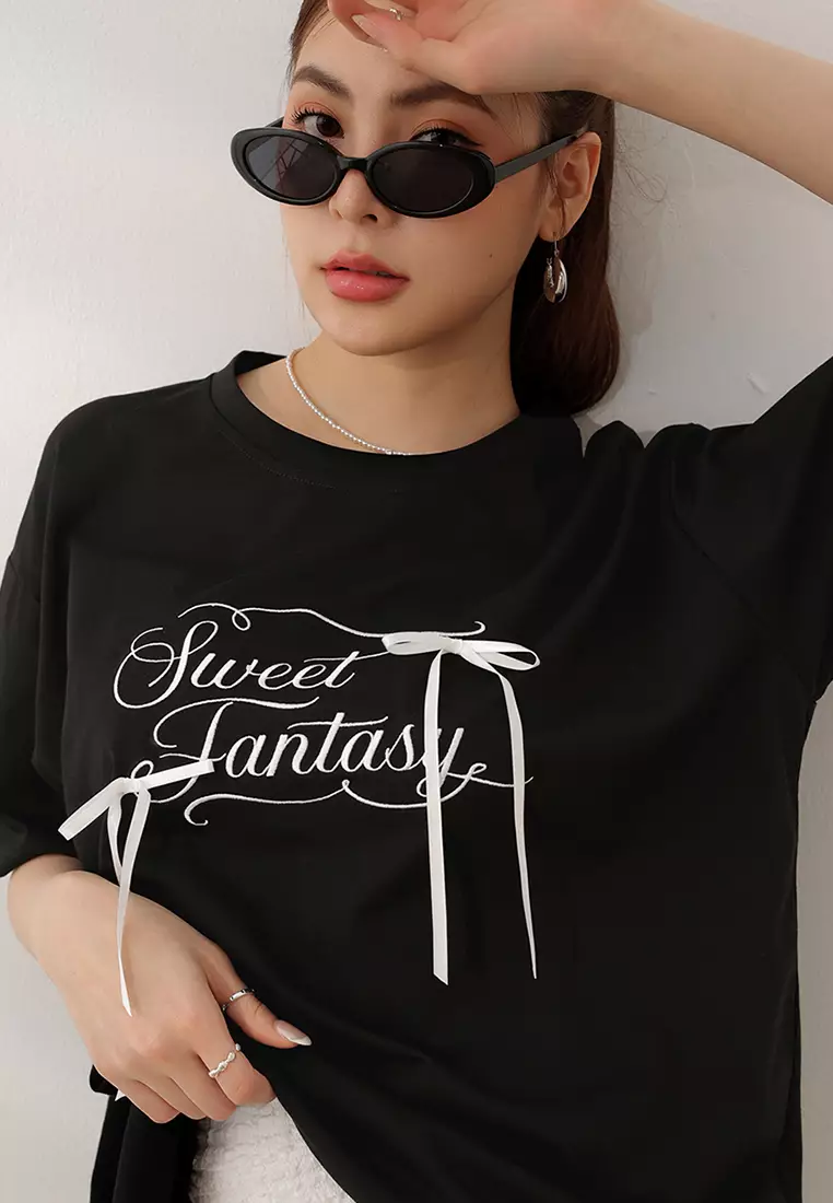 Ribbon Oversized Tee