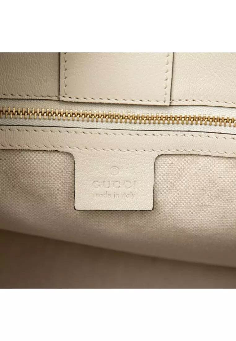 Pre-Loved Gucci Medium Gg Canvas Horsebit 1955 Tote