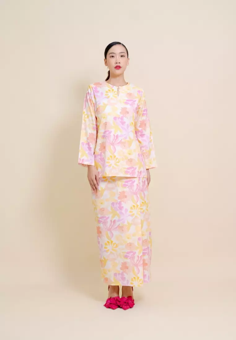 Bayu Somerset Calanthe Kurung in Pink