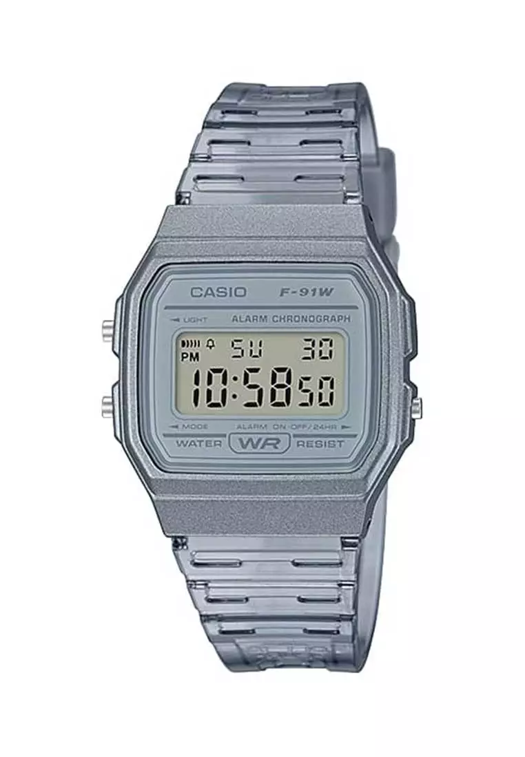 Jual Casio Casio Jam Tangan Wanita Silver Transparent Resin