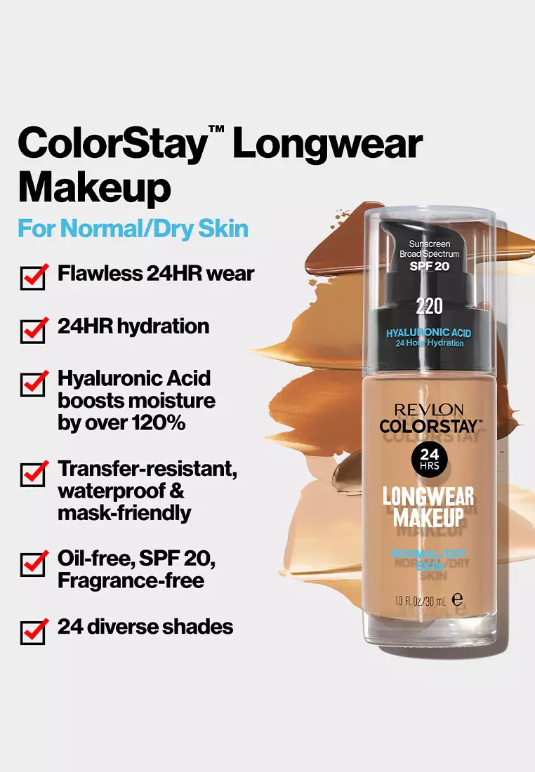 Revlon ColorStay™ Longwear Makeup for Normal/Dry Skin, SPF 20 Nude