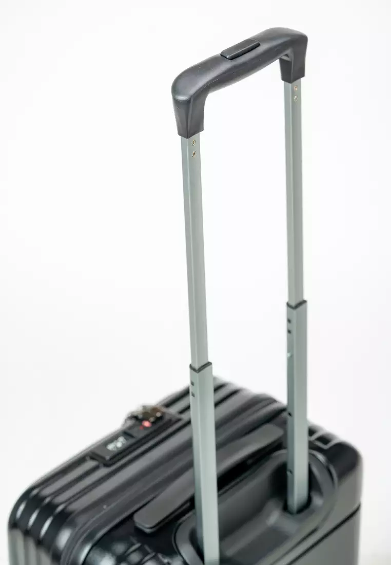 Alpha 20" Small Hard Case Luggage Black