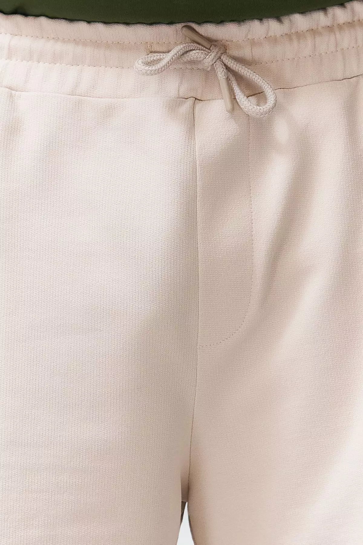 Large Size Stone Regular Cut Comfortable 100% Cotton Basic Shorts TMNSS24AP00001