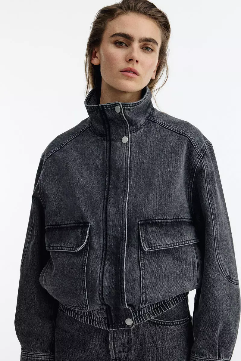 Oversized denim jacket