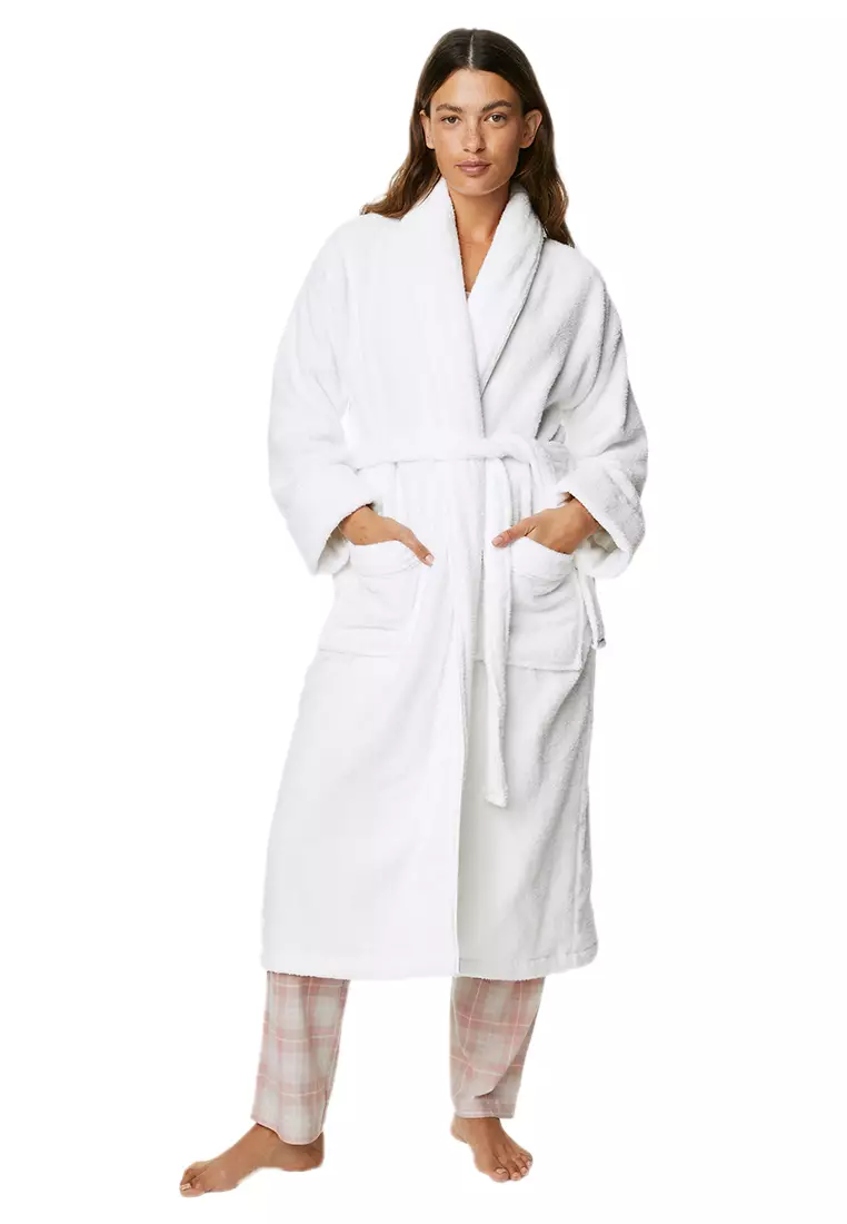 Cotton dressing gown marks and clearance spencer