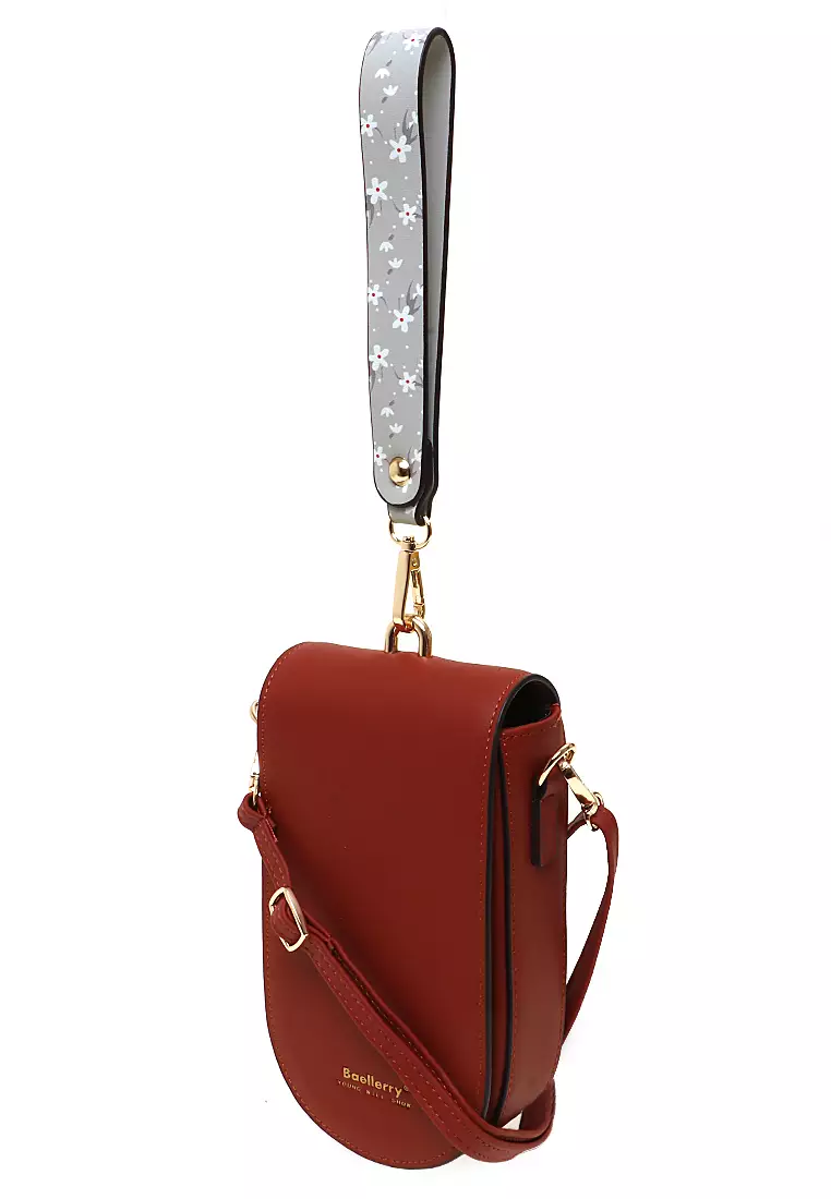 Tas Selempang Fashion Wanita Sling Bag Uniqe Design Material Leather Kulit ORIGINAL