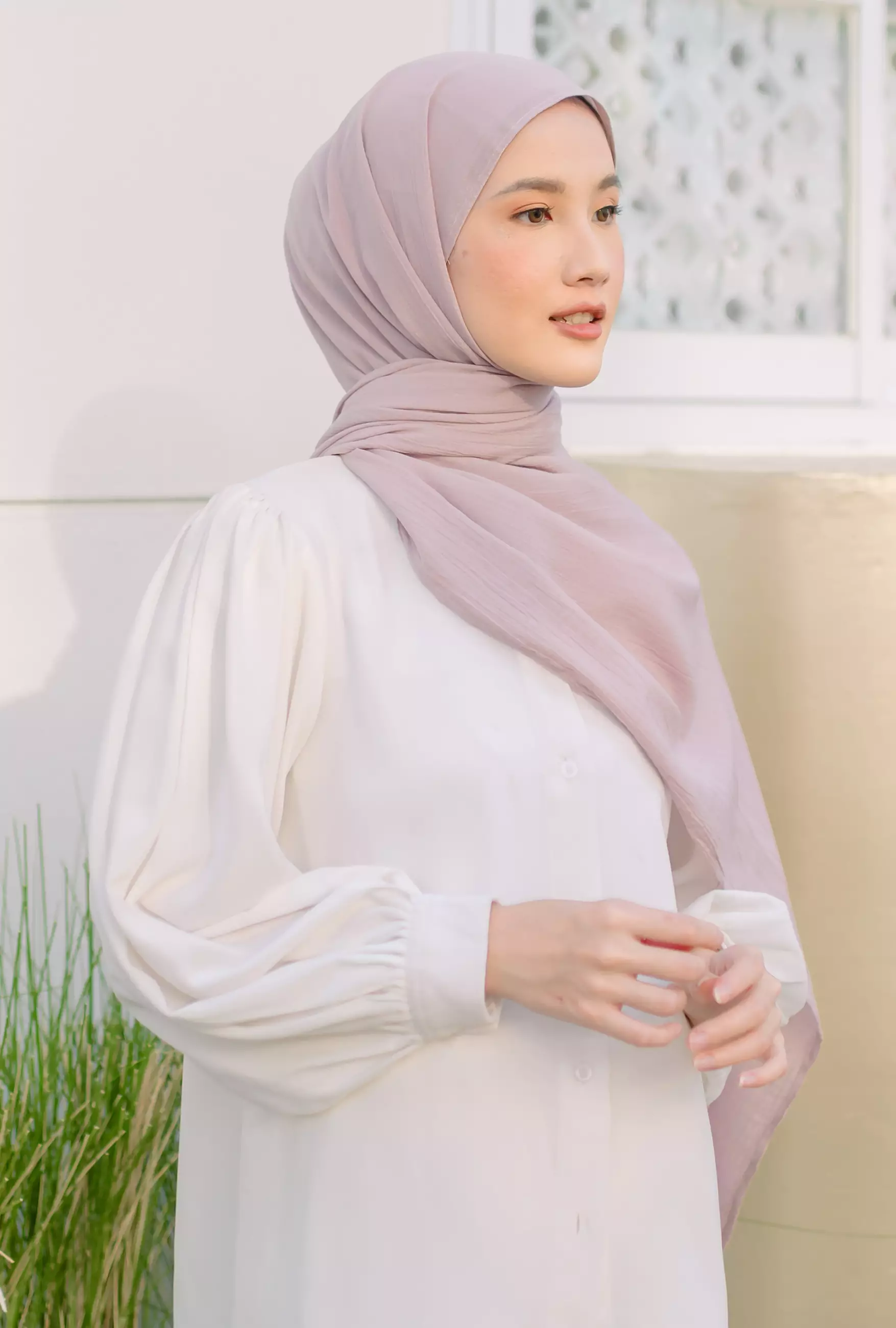 Kash Shawl Purple Pastel