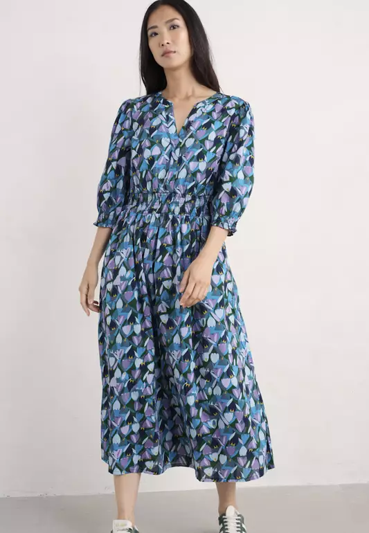 Seasalt Cornwall Multi Fawn Dress