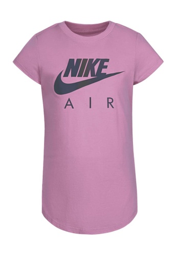 Nike pink Nike Girl's Air Rainbow Reflective Short Sleeves Tee (4 - 7 Years) - Pink Glaze 8EA14KA107A07CGS_1