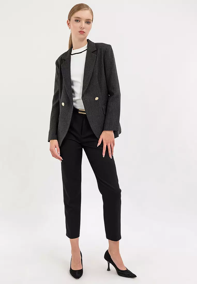 Tailored Double Breasted Blazer