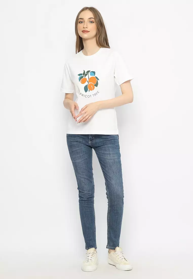 RBJ Ladies T-Shirt Cotton Combed Wanita 207280038