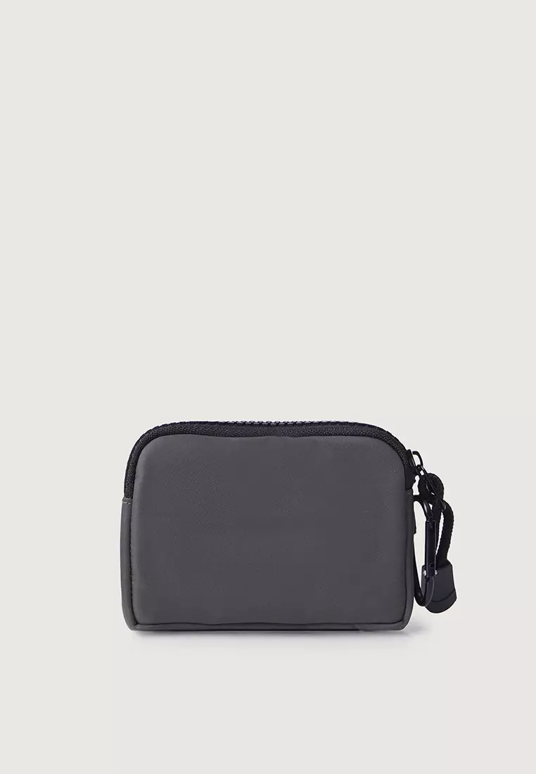 Compact Coin Purse With Carabiner