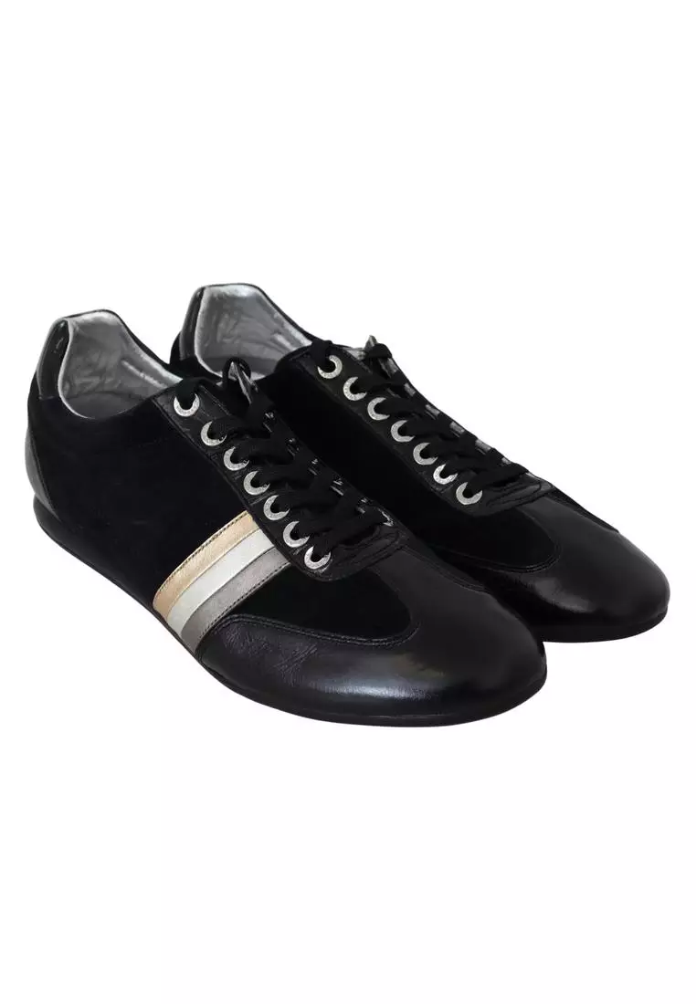 Buy Dolce Gabbana Dolce Gabbana Black Logo Leather Casual Mens