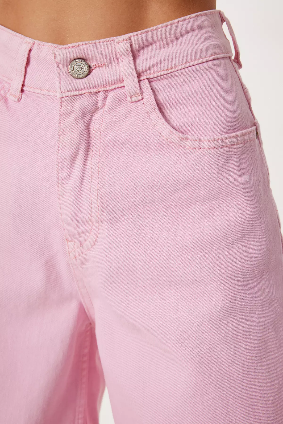 Women's Pink City Boy Denim Shorts An00259
