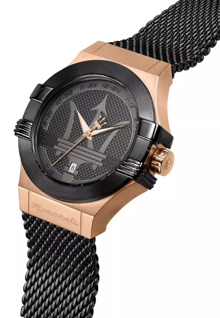 【2年保養】瑪莎拉蒂Potenza 系列 40mm錶盤 男士石英腕錶 R8853108010