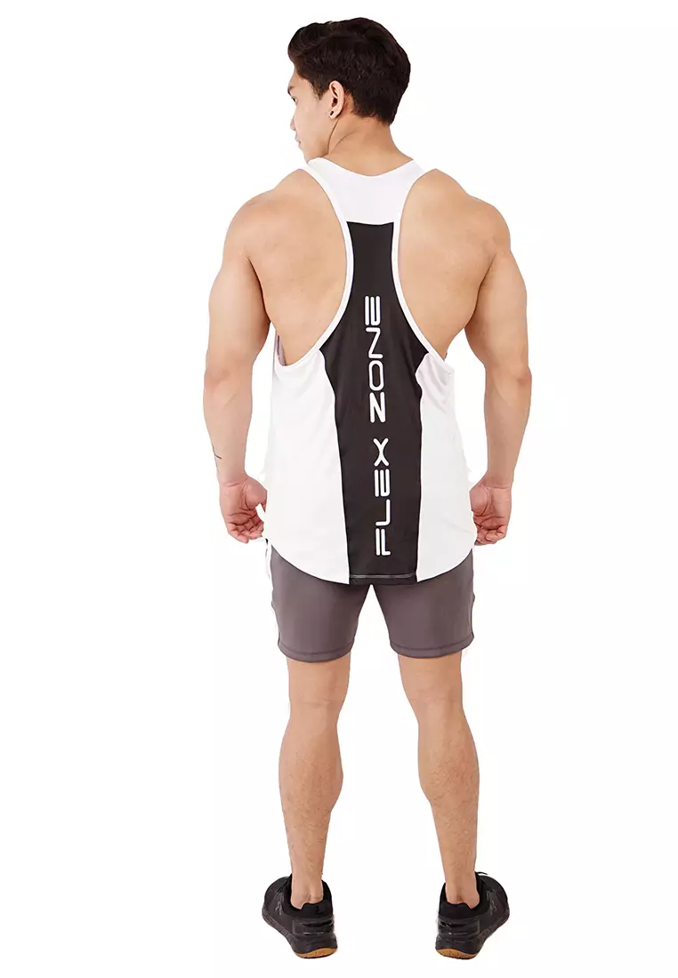 FLEXZONE Sport Singlet Alpha Series White