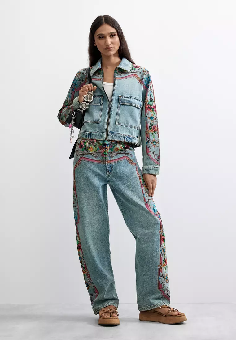 Embroidered Denim Jacket