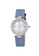 Gevril blue GV2 Matera Women's Swiss Quartz White Mother of Pearl Dial Blue Suede Strap Diamond Watch 5C0B0AC5EFB36FGS_1