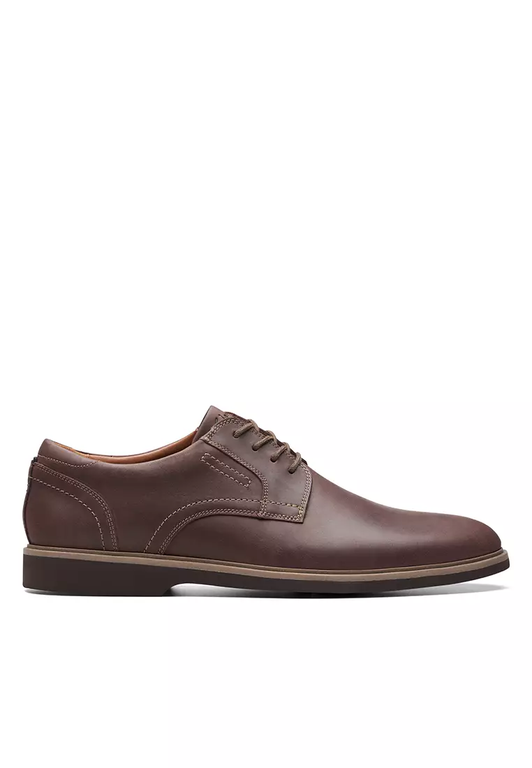 Discount on Clarks  shoes - SKU: Malwood Lace Dark Brown