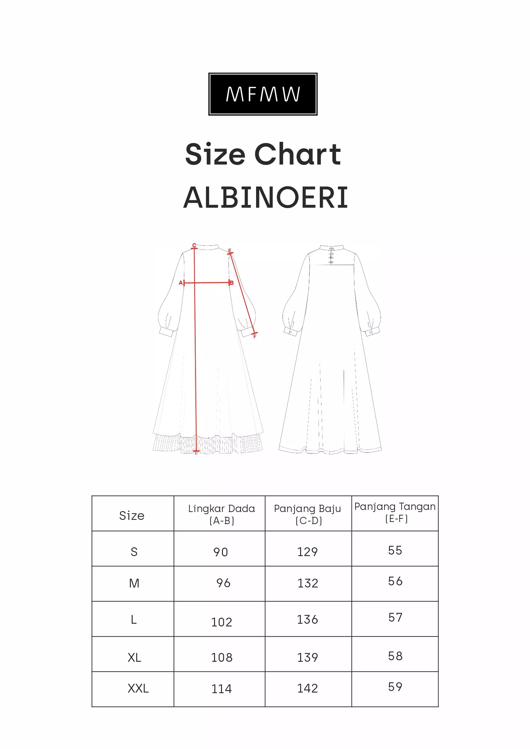 MFMW Albinoeri Dress Gamis Brukat Broken White