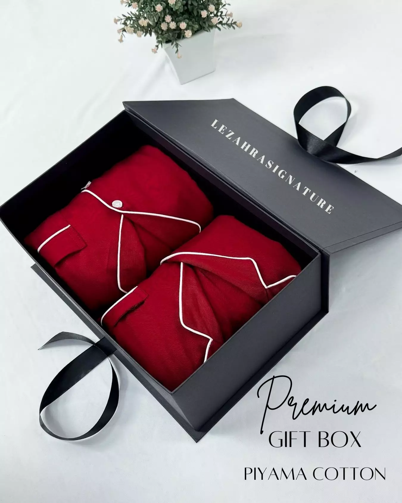 Piyama Couple RED Gift Box Series 