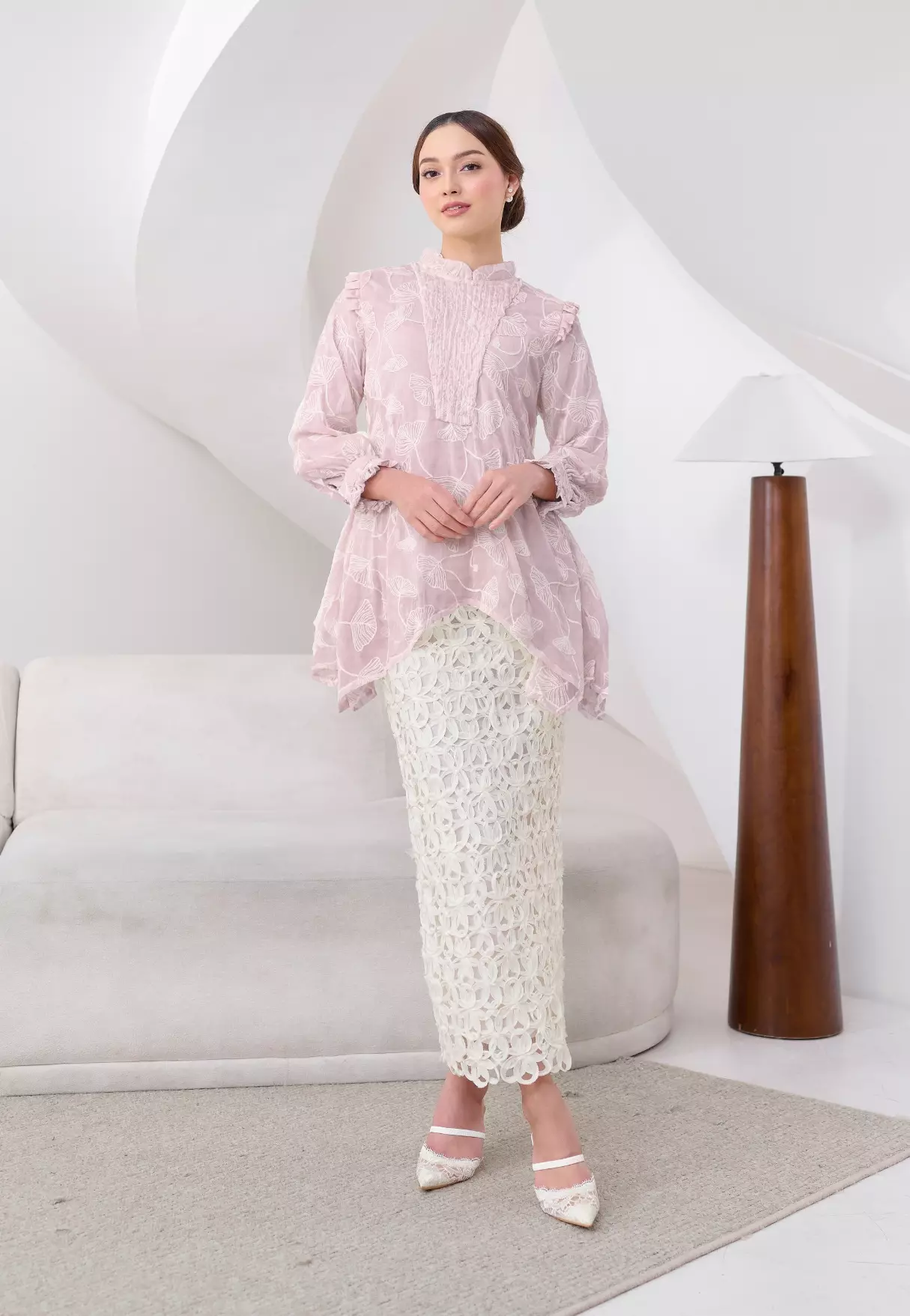 Zahra Blouse - Blush