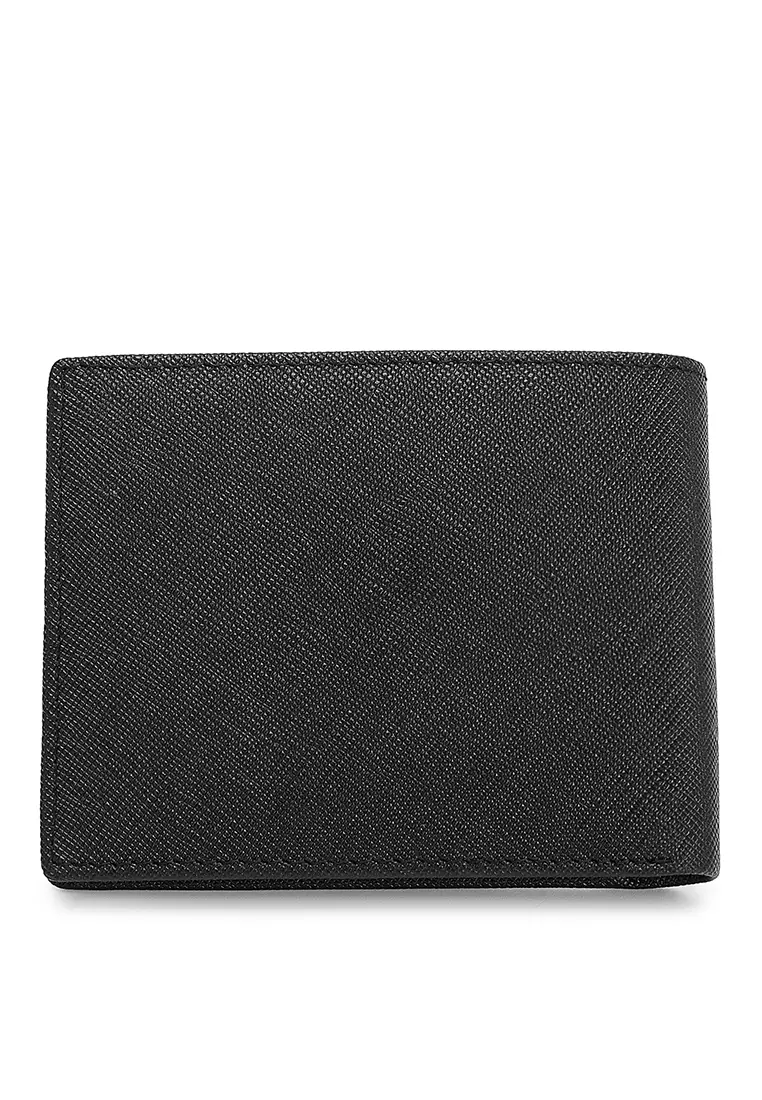 Men's RFID Genuine Leather Bi Fold Short Wallet