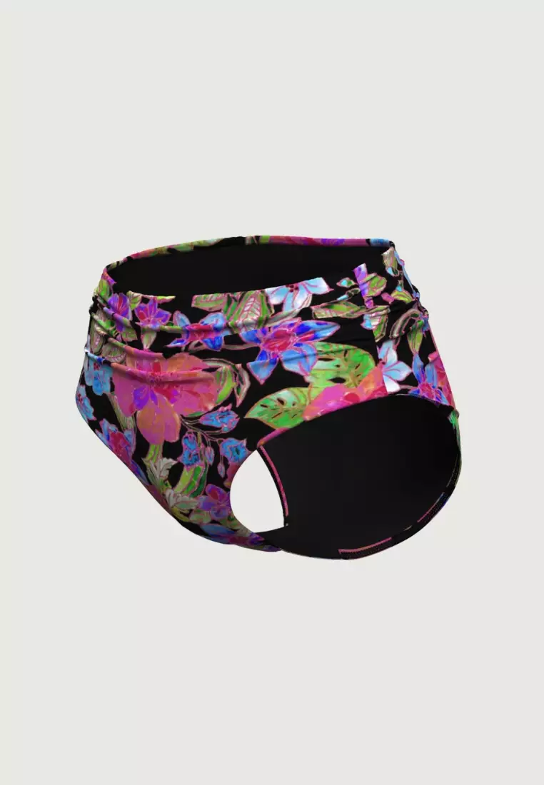 Tropadelic Island Black Ruched Full Classic Pant