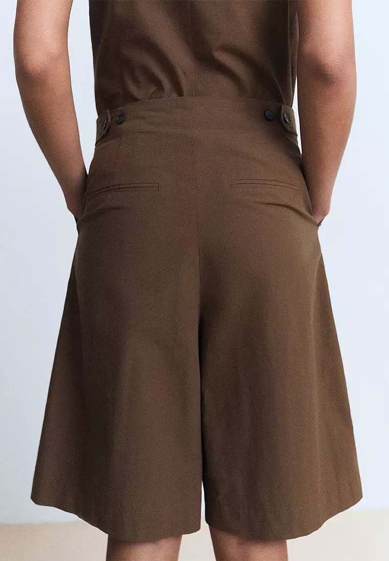 Cotton Suit Bermuda Shorts