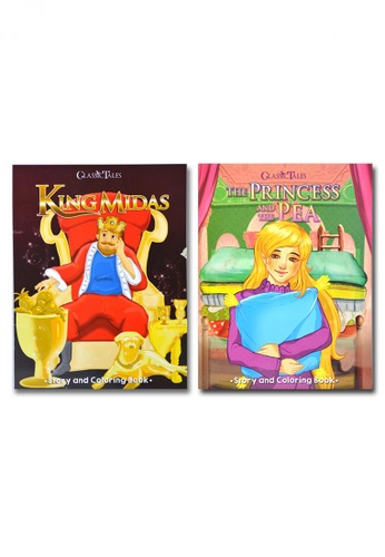 pix King Midas Story Book classic tales story and coloring book set c king midas the princess and the pea