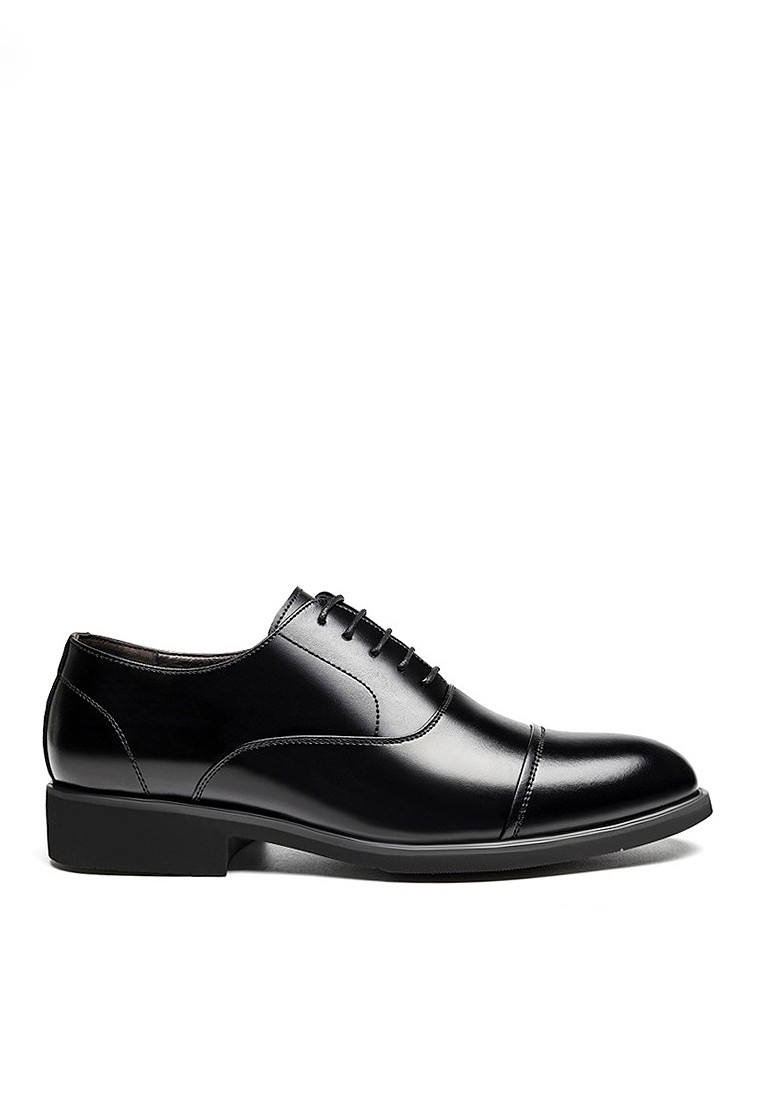 VANSA Leather Cap Toe Lace-up Business Shoes VSM-F8615